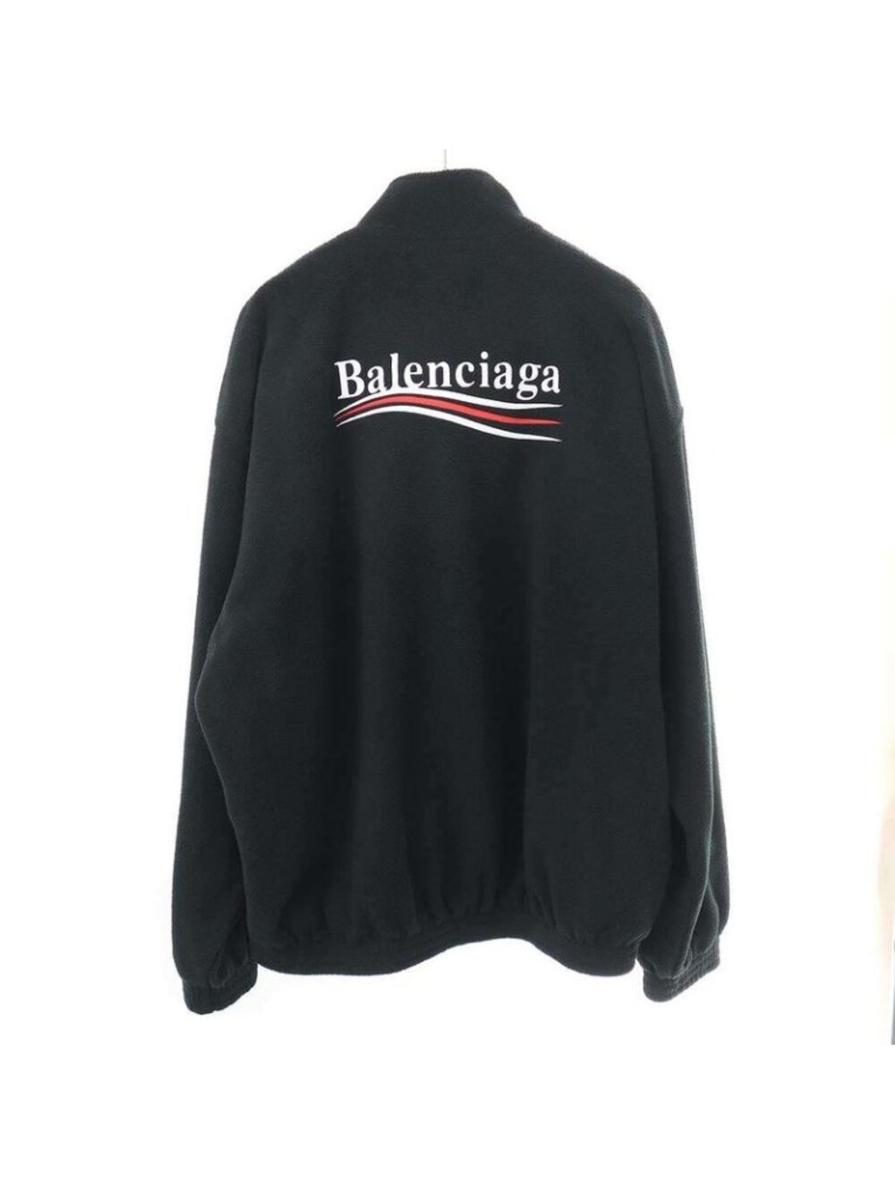Balenciaga 23 AW Oversize D Logo Embroidered Fleece Jacket Campaign - Picture 3 of 7